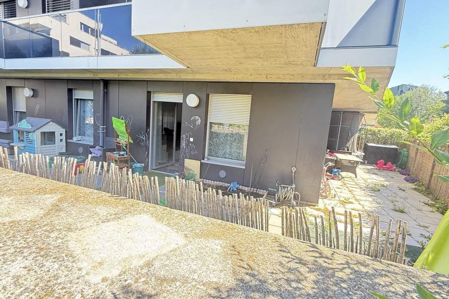 4-Zimmer-GARTEN-Wohnung mit fast 100m² Außenfläche in unmittelbarer U3-Nähe, Wohnung-miete, 2.349,05,€, 1110 Wien 22., Donaustadt