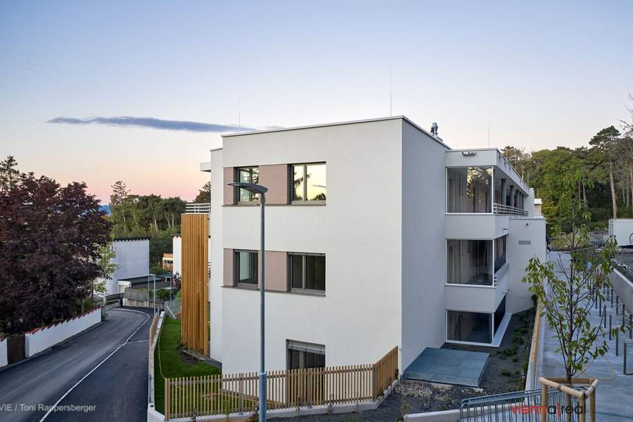 BESTE AUSSICHT - FREIFLÄCHE überdacht - moderne 2 Zimmerwohnung in neu errichteter Wohnanlage mit Lift, Tiefgaragenplatz, Zentralheizung, Wohnung-miete, 1.004,51,€, 7000 Eisenstadt(Stadt)