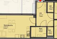 Beim Akademiepark!!! Top-moderne Neubauwohnung mit 7m² West-Loggia