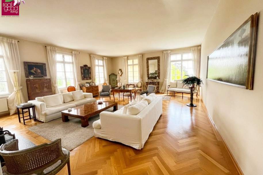 Exquisites Wohnen im Glanzingpark – repräsentative 7-Zimmer-Residenz mit privatem Spa-Gefühl, Wohnung-kauf, 2.900.000,€, 1190 Wien 19., Döbling
