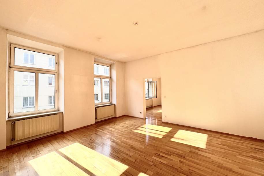 Heller 3,5-Zimmer-Altbau im 3. Stock! Nächst Neubaugasse!, Wohnung-kauf, 699.000,€, 1070 Wien 7., Neubau