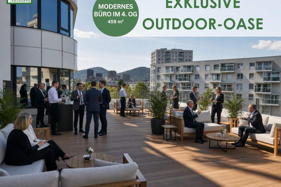 Exklusiver Bürostandort mit Weitblick – Ihre neue Unternehmensadresse in Graz, Gewerbeobjekt-miete, 9.999,07,€, 8020 Graz(Stadt)