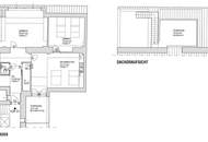 UNBEFRISTET - Lichtdurchflutete, ruhige und moderne 4-Zimmer Dachgeschosswohnung mit Wohnküche, 3 Terrassen, Abstellraum und Kellerabteil