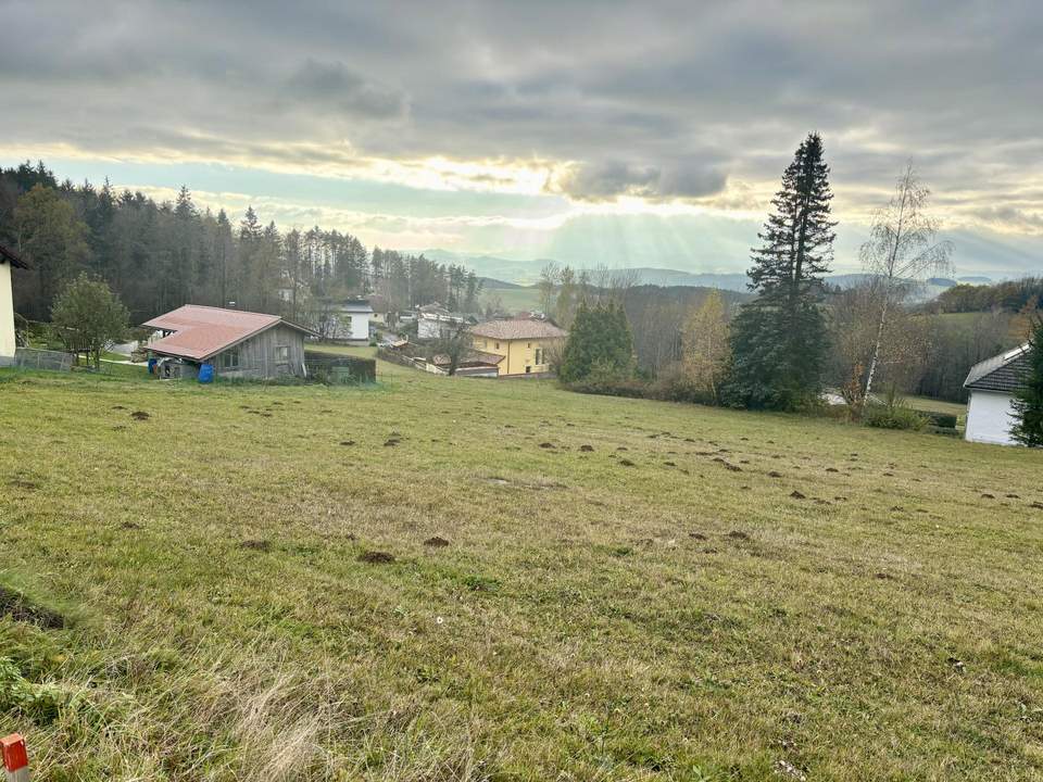 Baugrundstück in Aussichtslage