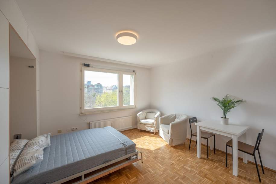 ++10min to the first district++ Short-term apartment in one of the best locations in vienna, up to 6 months, fully furnished! rent all in!, Wohnung-miete, 849,60,€, 1020 Wien 2., Leopoldstadt