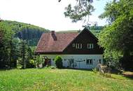 Traditionelles Wienerwaldhaus in Aussichtslage auf der Sophienalpe