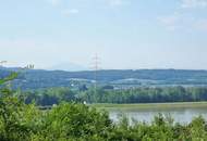 Baugrund an der Donau bei Melk mit Traumausblick bis zum Ötscher