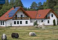Einzigartiges Landgut im Waldviertel – 70.010 m² mit Wohnhaus, Ferienwohnungen &amp; Alpaka/Yak-Zucht