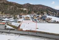 Sonniges Baugrundstück mit Bebauungsstudie für 6 Wohneinheiten in attraktiver Lage von Kössen