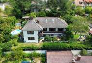 Einfamilienhaus mit traumhaften Garten, Pool und Panoramablick in Krems