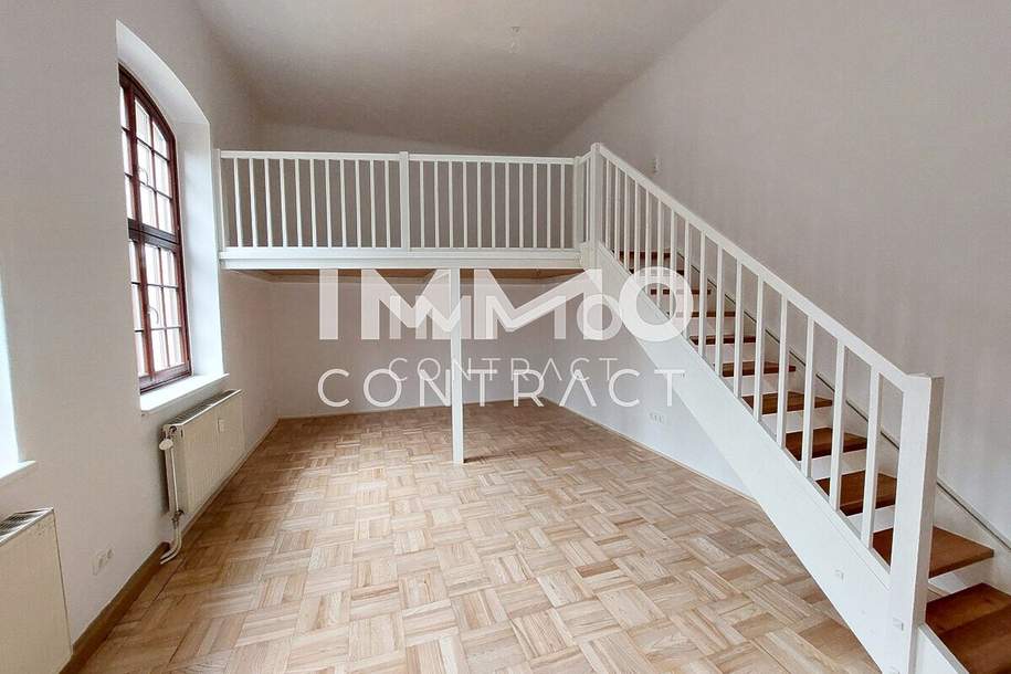 Große ca. 89m² 3 Raum - Wohnung mit Gallerie im Wehrgraben / Steyr, Wohnung-miete, 1.087,16,€, 4400 Steyr(Stadt)