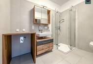 Provisionsfrei: Apartment beim Grünareal „Freie Mitte“ - Teilmöbliert, Deckenkühlung, Panoramabalkon, Gym!