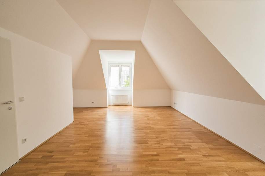 WOHNEN MITTEN IM VIERTEN - Urbane Lebensqualität in Zentrumsnähe - Großzügige 1-Zimmer Wohnung im Dachgeschoß, Wohnung-kauf, 339.000,€, 1040 Wien 4., Wieden