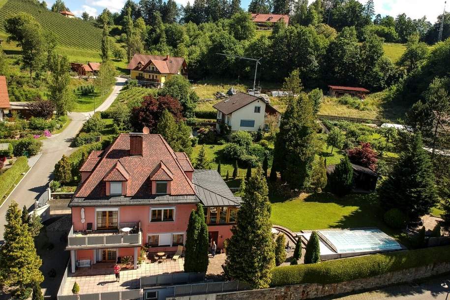 Exklusives Anwesen in Leutschach, Südsteiermark – Ihr Rückzugsort mit Charme, Komfort und unendlichen Möglichkeiten! Perfekt als Ordination/Büro & exklusivem Wohnen nutzbar, Haus-kauf, 8463 Leibnitz