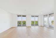 Wohnturm Grünblick: Eckwohnung mit verglastem Balkon auf der Südwestseite im 12. Stock