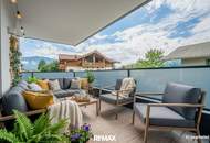 Exklusive 4-Zimmer-Wohnung mit traumhaftem Bergblick und großzügigem umlaufendem Balkon in St. Johann, Weitau