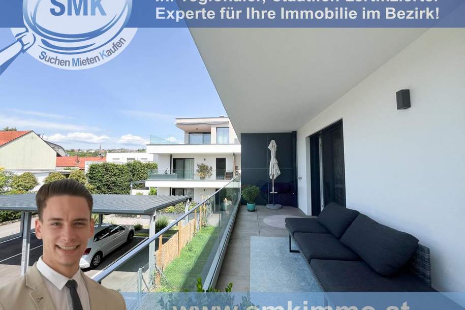 Helle, moderne 3-Zimmer-Wohnung mit Balkon!, Wohnung-miete, 1.050,00,€, 3500 Krems an der Donau(Stadt)