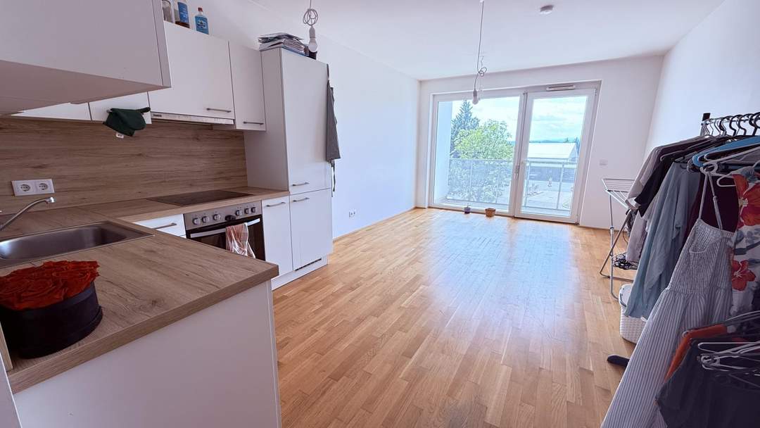 Beim Akademiepark!!! Top-moderne Neubauwohnung mit 7m² West-Loggia