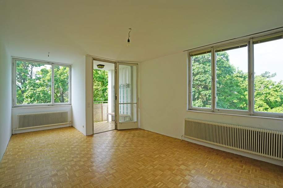 U4-Nähe: Lichtdurchflutete 4-Zimmer-Wohnung mit Loggia in grüner Wohnlage, Wohnung-kauf, 470.000,€, 1140 Wien 14., Penzing