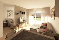 Ideale 1,5 Zimmer Wohnung mit kl. Garten in den STADTTERRASSEN PEUERBACH - provisionsfrei! ** JETZT FRÜHKÄUFER-RABATT!**