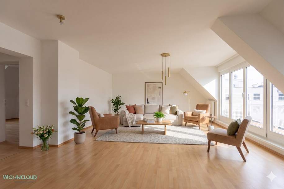 SKY HIGH LIVING, MAISONETTE IN WÄHRING, Wohnung-miete, 3.365,00,€, 1180 Wien 18., Währing