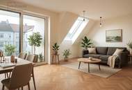 RUHE TRIFFT WOHNQUALITÄT - EXKLUSIVE DACHGESCHOSSWOHNUNG MIT BALKON IN DEN RUHIGEN INNENHOF