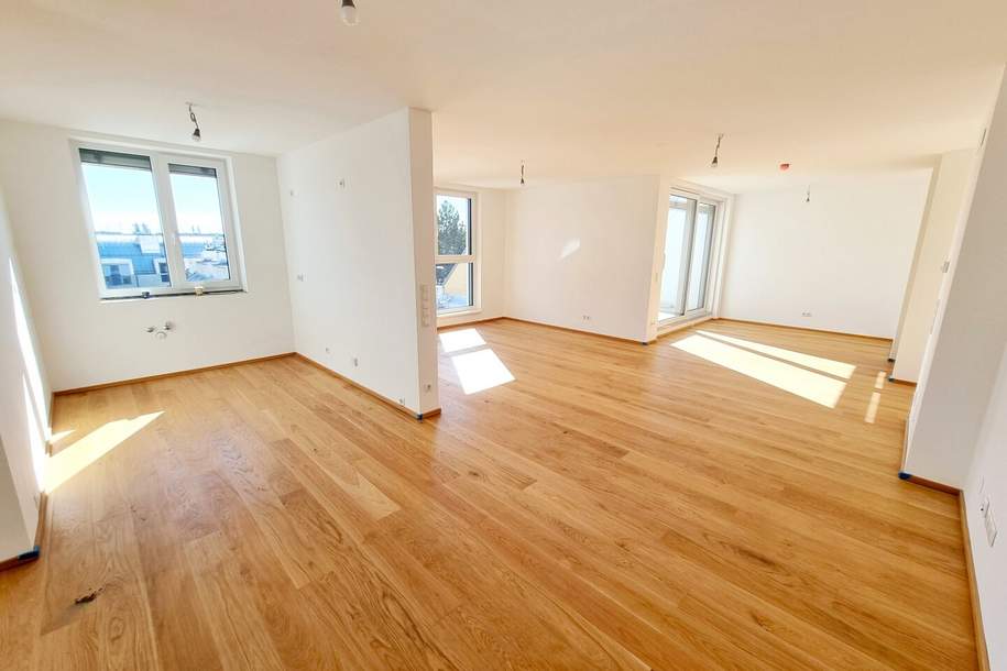 Raum. Ruhe. Rooftop. Selten am Markt - 5-Zimmer-Penthouse mit großzügiger Dachterrasse in Ruhelage! Erdwärme + Garagenplätze + Energieeffizient Wohnen!, Wohnung-kauf, 1.125.000,€, 1230 Wien 23., Liesing