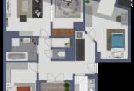 CHARMANTE 3,5-ZIMMER-WOHNUNG inkl. Terrasse mit atemberaubendem Blick auf die Burgruinen