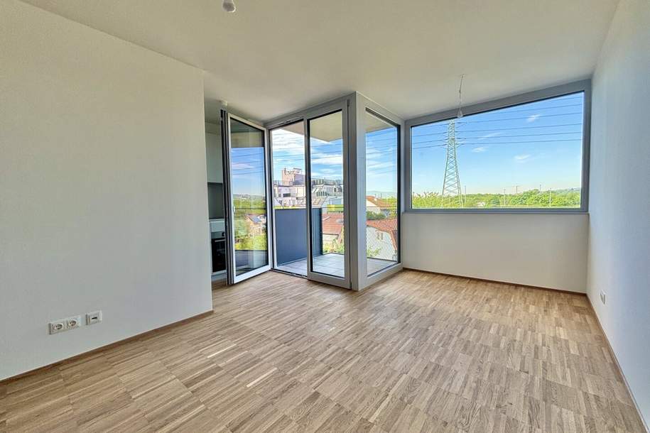 ERSTBEZUG | Außenflächen mit direktem Blick auf den Kahlenberg | vollausgestattete Küchen | Fußbodenheizung und Fußbodenkühlung, Wohnung-miete, 950,00,€, 1210 Wien 22., Donaustadt
