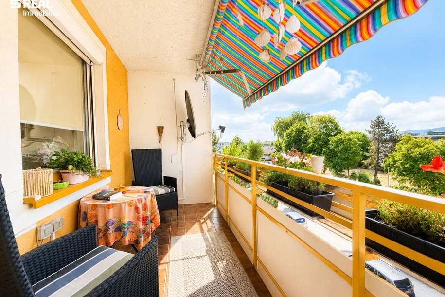 Wohnen mit Wohlfühlgarantie – 4 Zimmer mit Süd-Loggia, Wohnung-kauf, 263.000,€, 2000 Korneuburg
