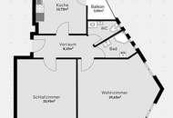 80 m² Wohnkomfort mit Balkon – flexibel gestaltbare 3–4 Zimmer