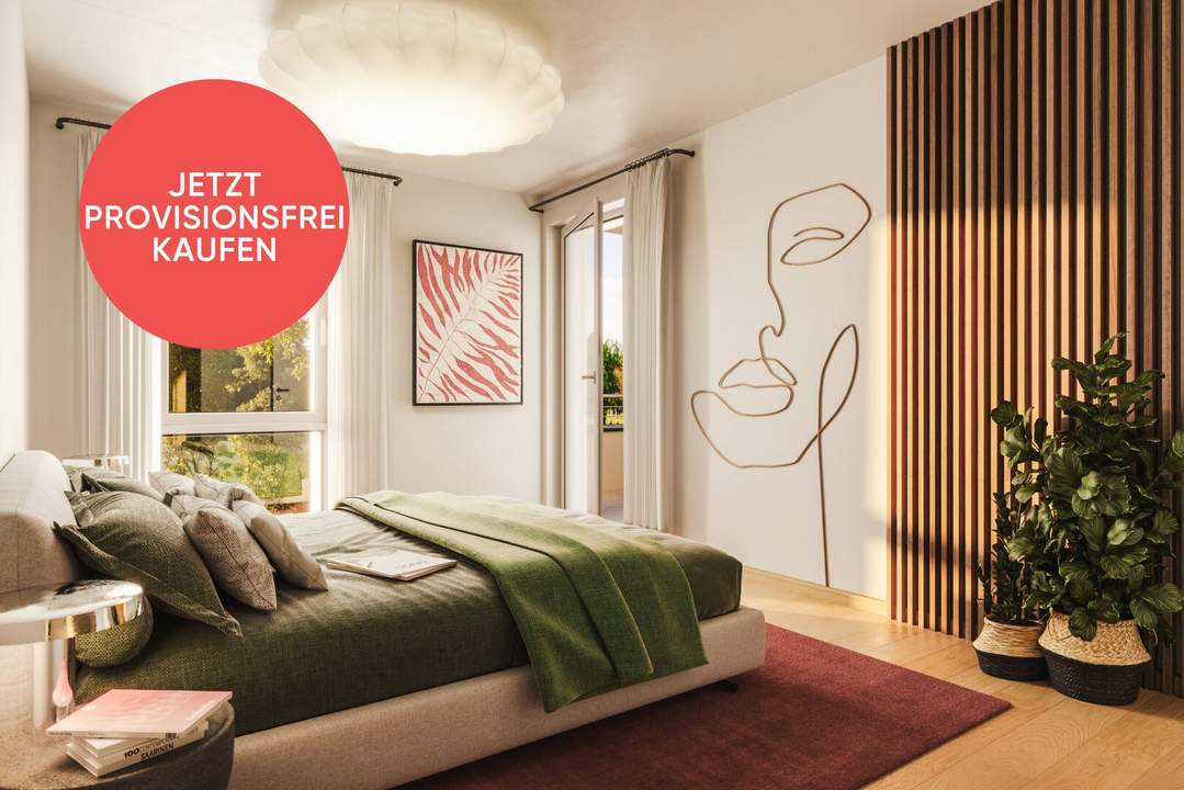PROVISIONSFREI! 4-Zimmer-Wohnung mit viel Leichtigkeit und Licht | Zwei Bäder | Loggia &amp; Balkon