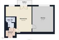 Frisch sanierte 2-Zimmer-Wohnung mit Balkon & Klimaanlage in Wiener Neustadt
