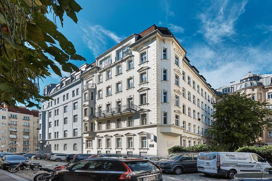 Über den Dächern Wiens - Elegante 2 Zimmer Dachgeschoß-Wohnung, Wohnung-kauf, 590.000,€, 1040 Wien 4., Wieden