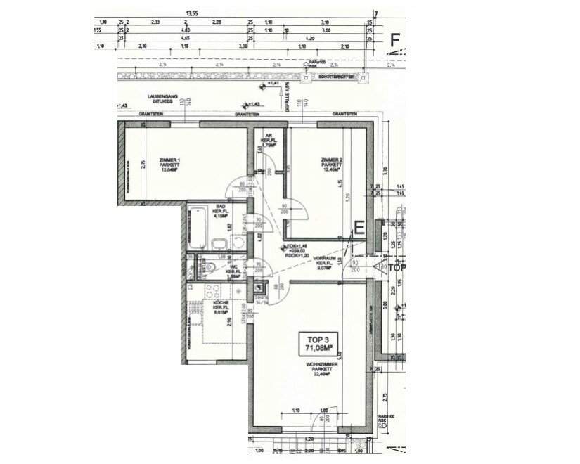 Hafnerbach – schöne, geförderte 3 Zimmer-Wohnung
