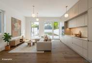 Südseitiger Eigengarten | Erstbezug | 2 Zimmer-Gartenwohnung | ruhiger Innenhof | Luftwärmepumpe | optionaler Tiefgaragenplatz