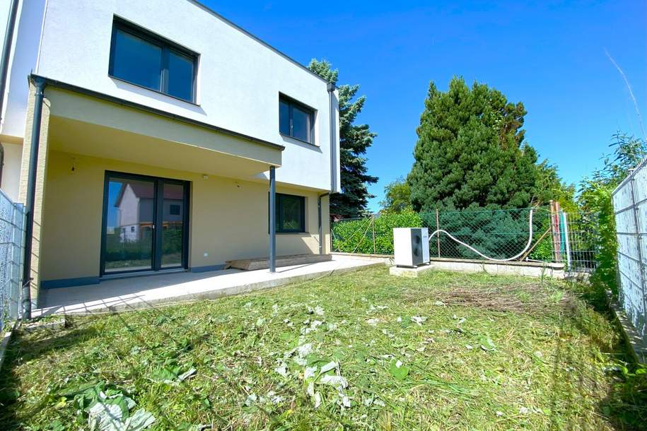 Wohnen im Grünen in Wien-Nähe: Familienfreundliches 4-Zimmer Reihenhaus mit Südwest-Terrasse wartet auf Sie!, Haus-kauf, 400.000,€, 2434 Bruck an der Leitha