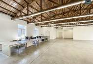 Loft in der Brotfabrik Wien mit atemberaubender Raumhöhe, herrlicher Terrasse und Stellplatz!