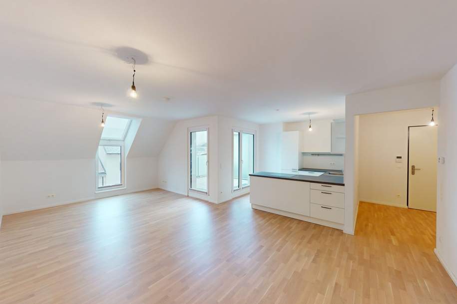 2-Zimmer-Wohnung mit Terrasse, Kellerabteil &amp; Garagenplatz, Wohnung-miete, 1.273,19,€, 1210 Wien 21., Floridsdorf