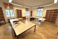 KLIMATISIERTES 139 m2 ALTBAUBÜRO - KANZLEI, 3 Zimmer, Komplettküche, 2 Bäder, Parketten, Gonzagagasse, U2/U4-Nähe