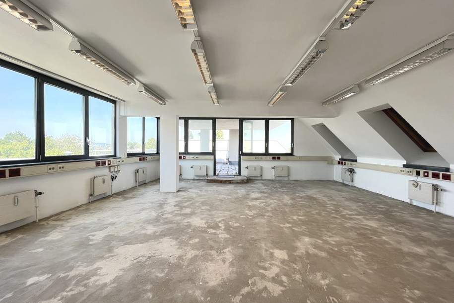 Büro inkl. großer Dachterrasse und offenem Raum zur Ideenfindung!, Gewerbeobjekt-miete, 1.499,99,€, 1230 Wien 23., Liesing