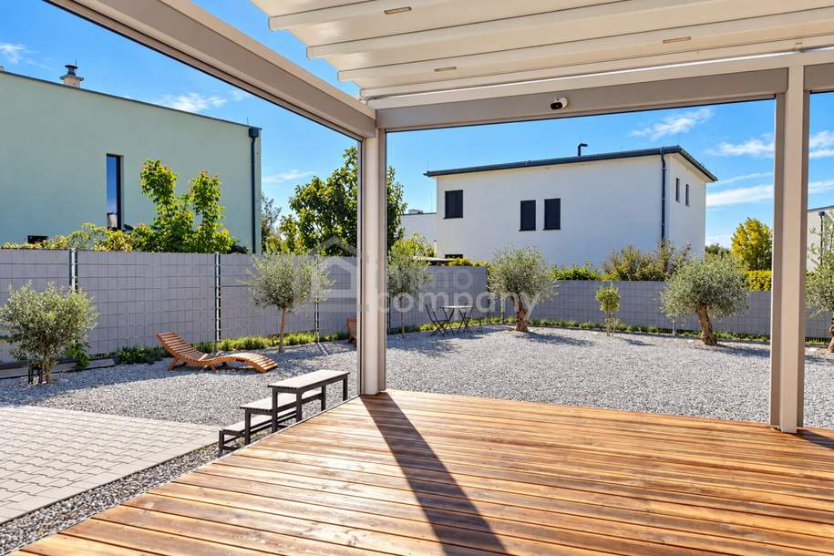 Kleines Paradies am privaten Badesee – modernes Haus mit mediterranem Garten &amp; Traumterrasse, Haus-kauf, 379.000,€, 7111 Neusiedl am See