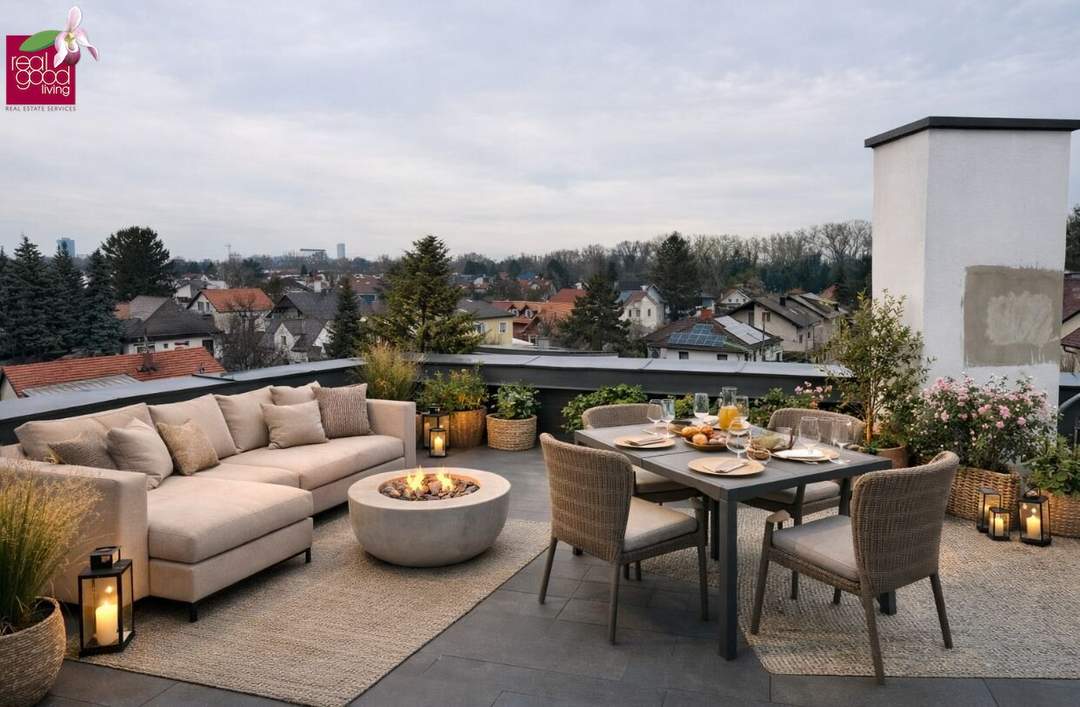 Erstbezug | Exklusive 4-Zimmer Dachterrassenwohnung 128 m² mit Lift direkt in die Wohnung | Nähe Lobau &amp; Mühlwasser | 1220 Wien!