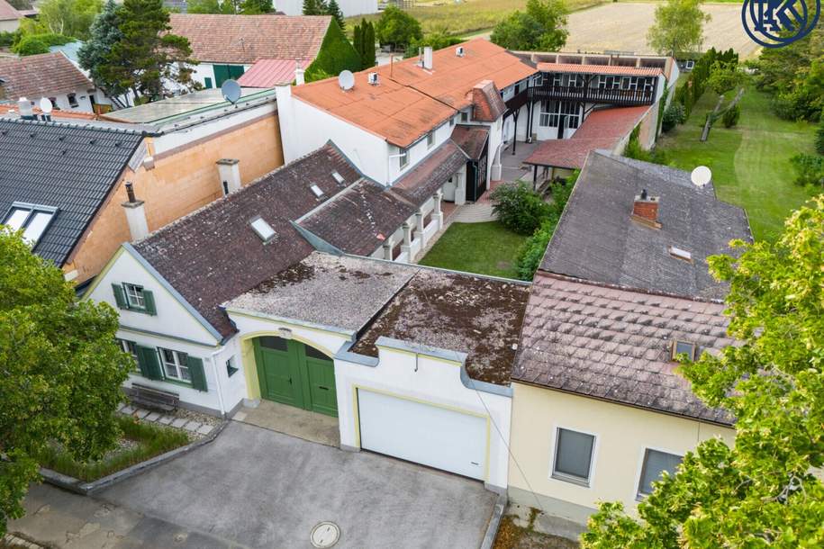Großzügige Immobilien für ruhiges Wohnen und Gewerbe - Große Lagerhalle + Garten, Haus-kauf, 560.000,€, 2301 Gänserndorf