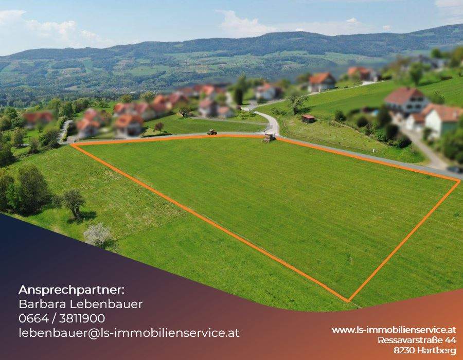 Wohnen am Pöllauberg! Bauplätze in bester Lage mit Aussicht und Lebensqualität!