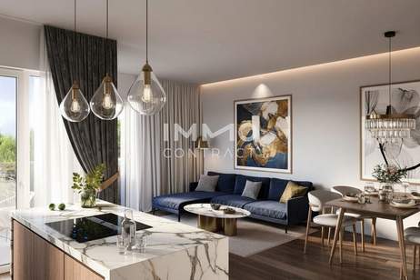 Neubau-EG-Wohnung mit Garten, Terrasse, Loggia, Tiefgarage &amp; U-Bahn Nähe in 1220 Wien!, Wohnung-kauf, 299.500,€, 1220 Wien 22., Donaustadt