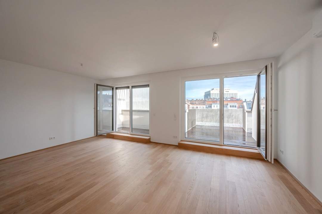 EDUART-Die Kunst des Wohnens: Hochwertiger 3-Zimmer DG-ZWEITBEZUG mit ca. 15m² Balkon! (10/19)