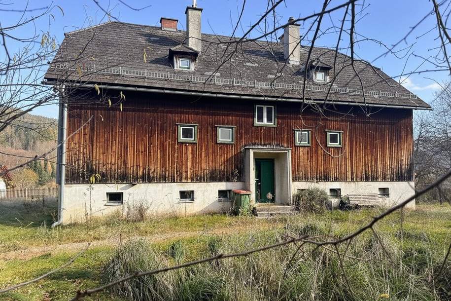 MEHRPARTEIENHAUS IN NEUBERG - BAURECHTSANGEBOT, Haus-miete, 590,00,€, 8692 Bruck-Mürzzuschlag