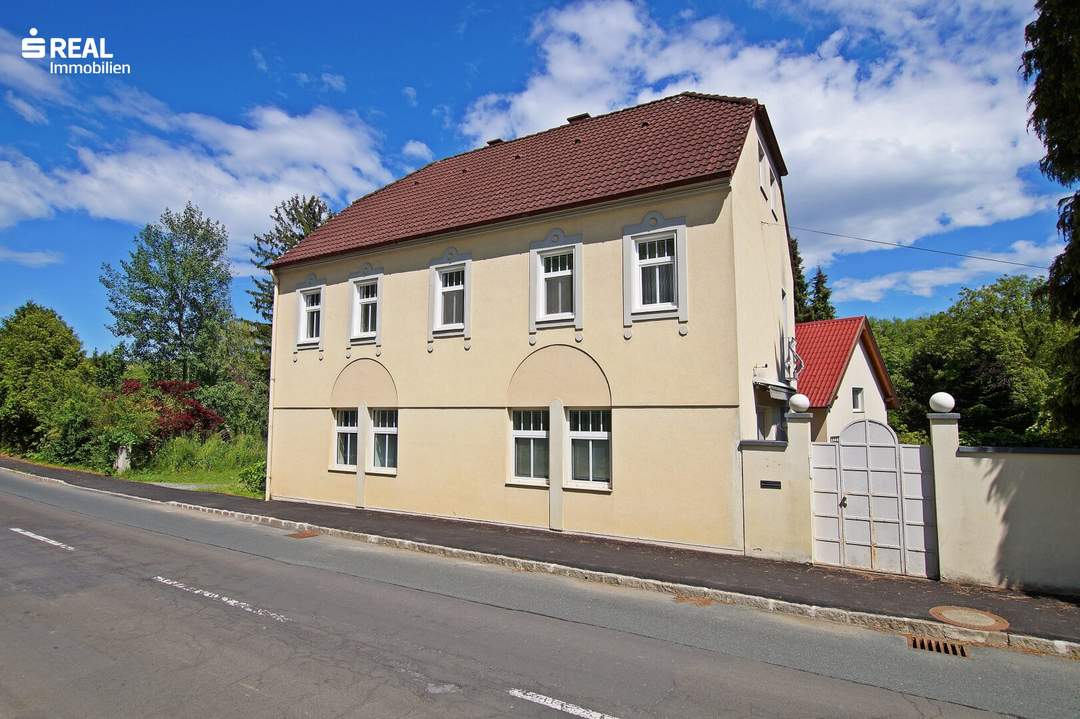 7501 Oberdorf - Schmuckes Einfamilienhaus mit Nebengebäude inklusive Garage