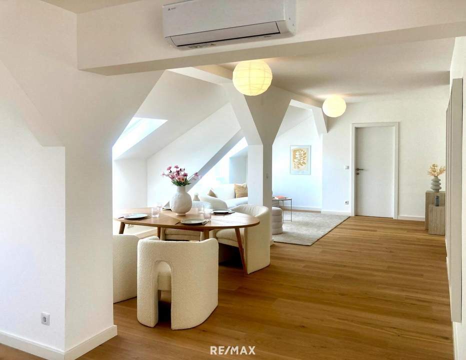 Dachgeschossjuwel mit Terrasse in Bestlage in 1030 Wien – Erstbezug nach Sanierung